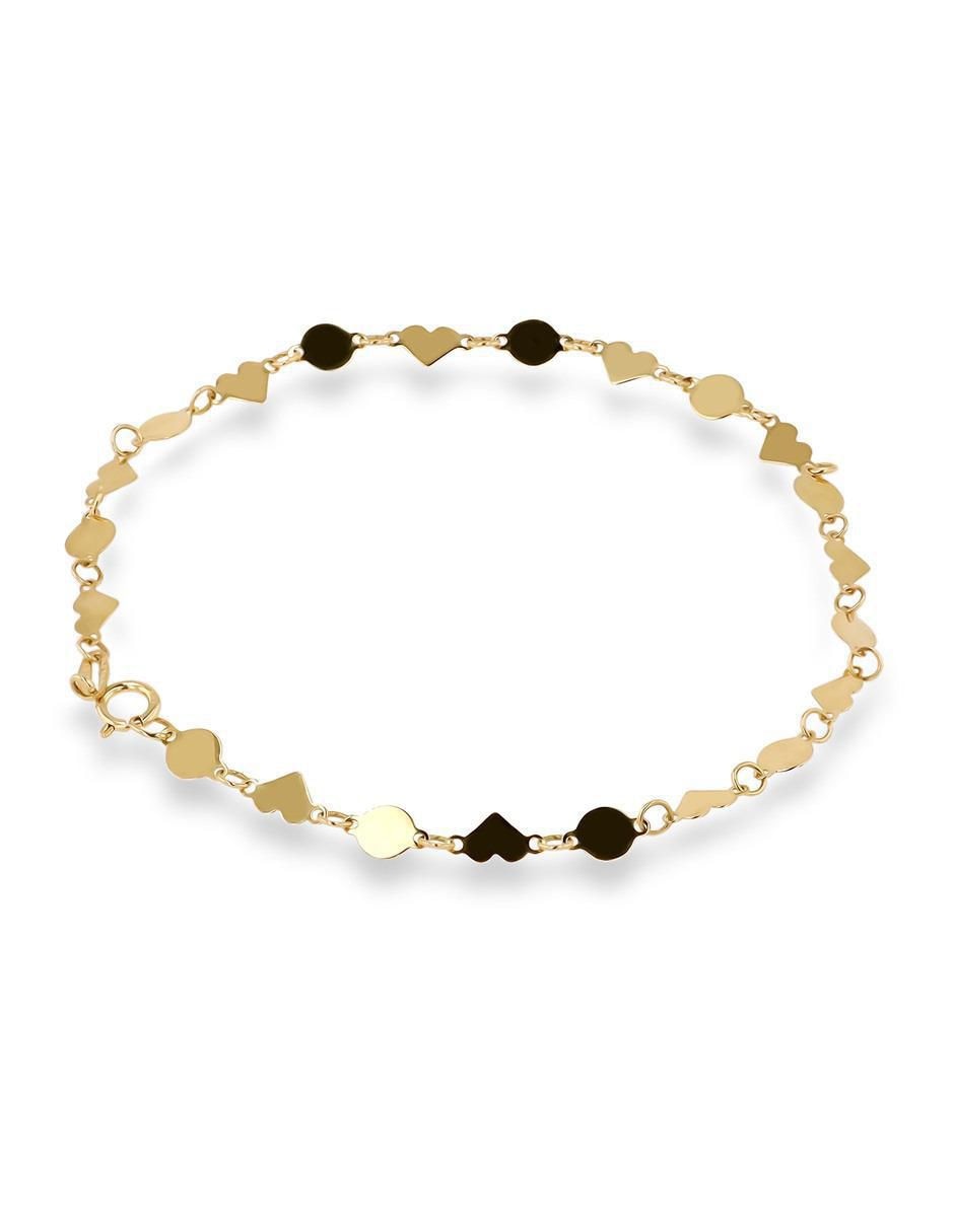 Pulsera Joyerias Bizzarro de oro amarillo 14 K con acabado brillante