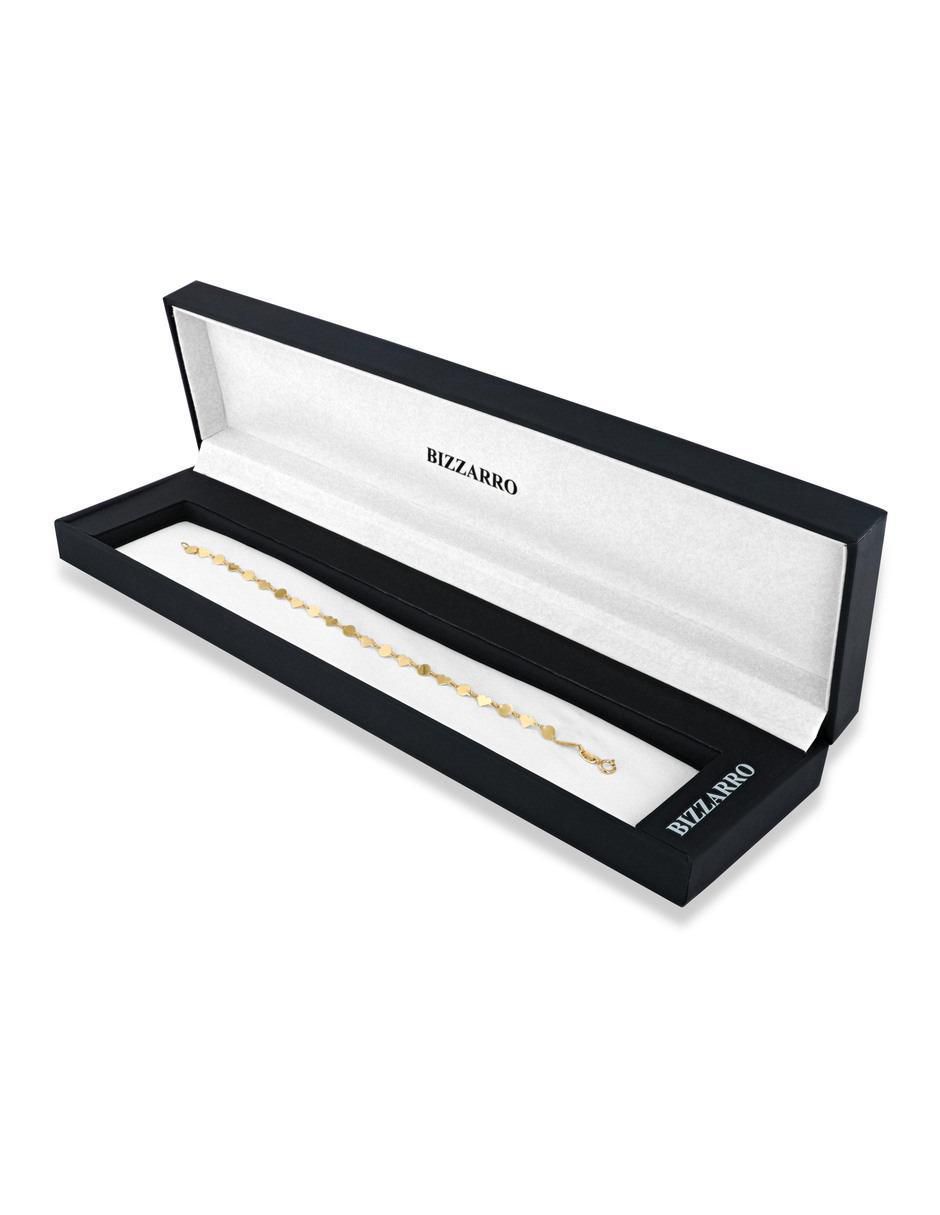 Pulsera Joyerias Bizzarro de oro amarillo 14 K con acabado brillante