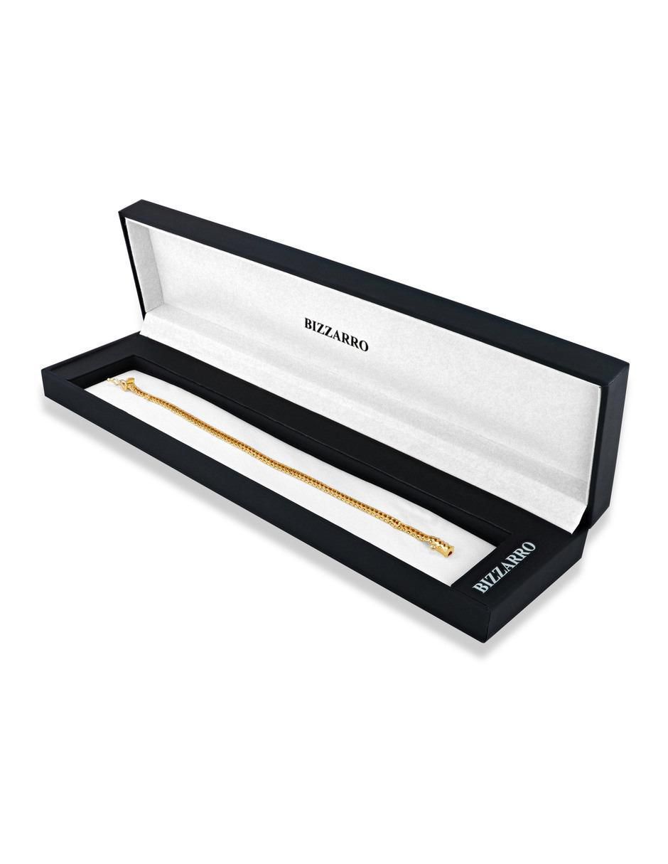 Pulsera Joyerias Bizzarro de oro amarillo 14 K con acabado brillante