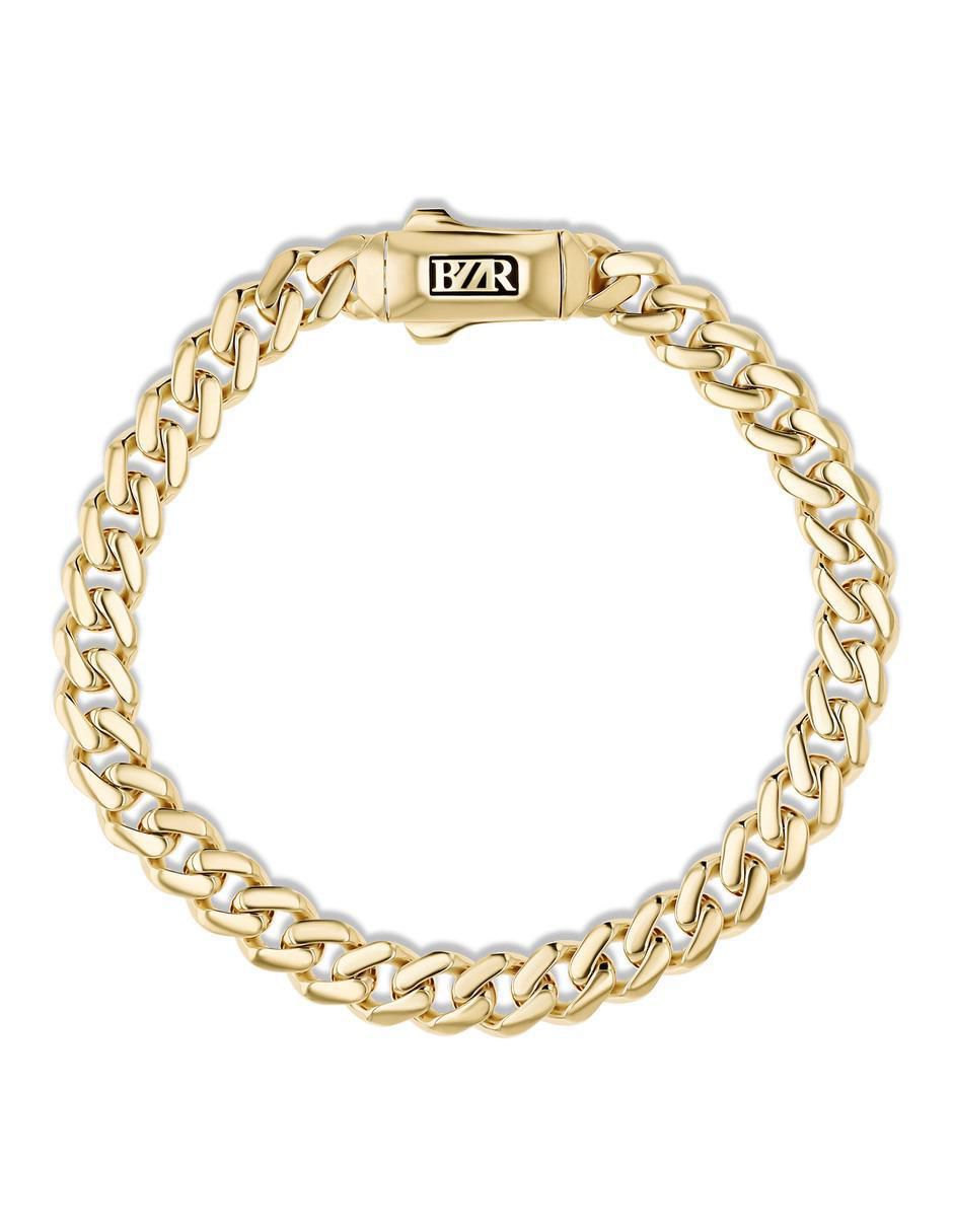 Pulsera de oro amarillo 14 K con acabado brillante Pulsera de oro amarillo 14 K con acabado brillante