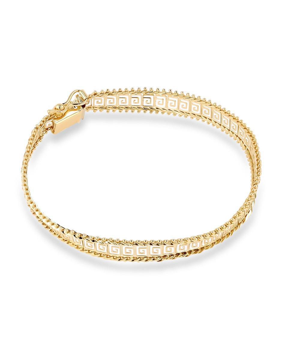 Pulsera Joyerias Bizzarro de oro amarillo 14 K con acabado brillante