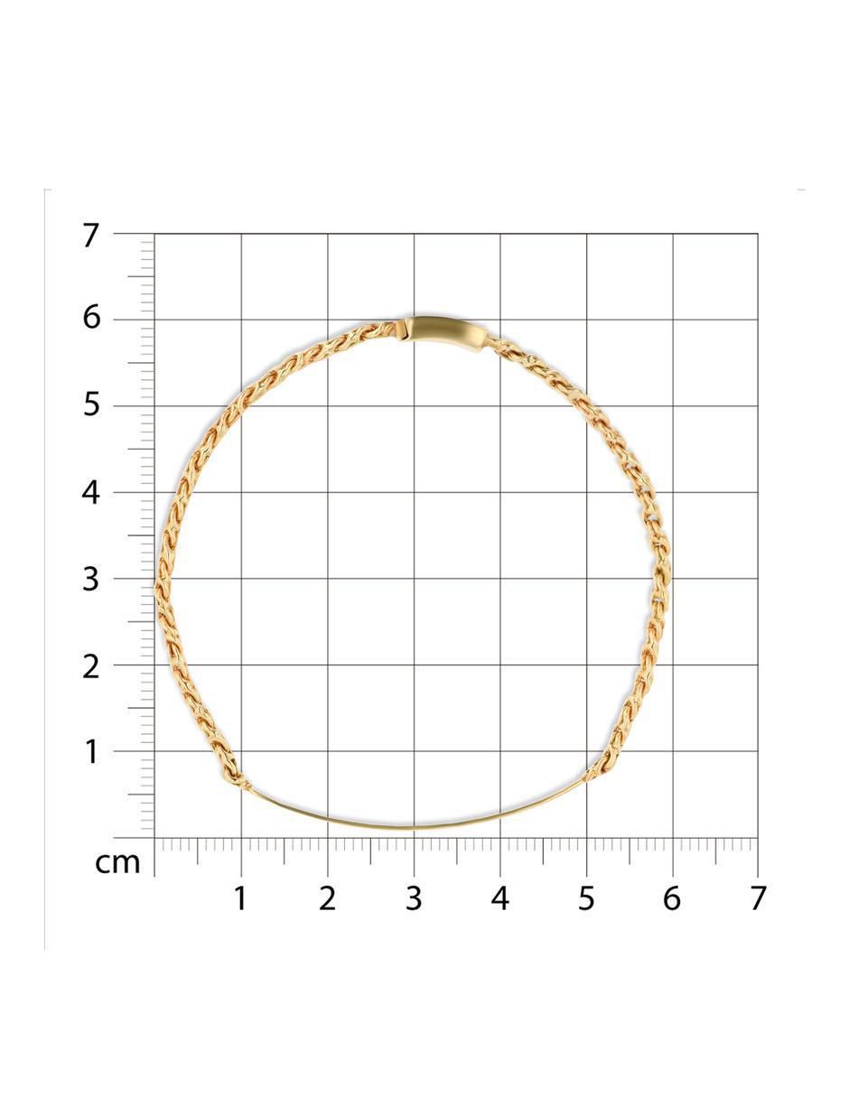 Esclava Joyerias Bizzarro de oro amarillo 14 K con acabado brillante