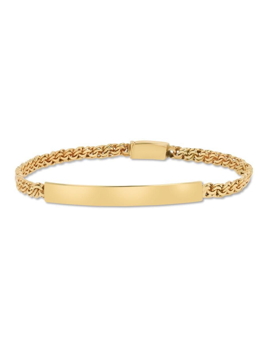 Esclava Joyerias Bizzarro de oro amarillo 14 K con acabado brillante