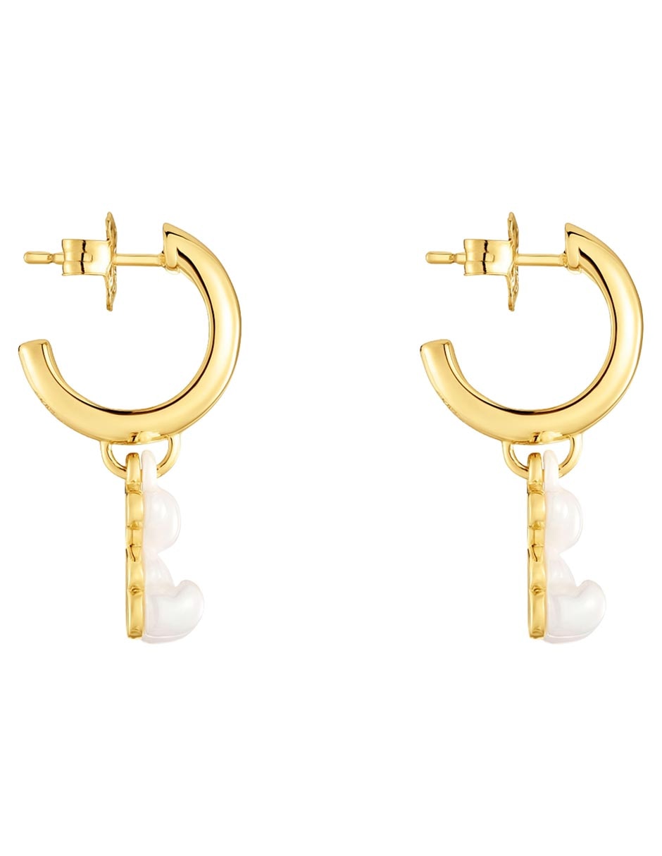Aretes de aro Bold Bear de plata P 925 3