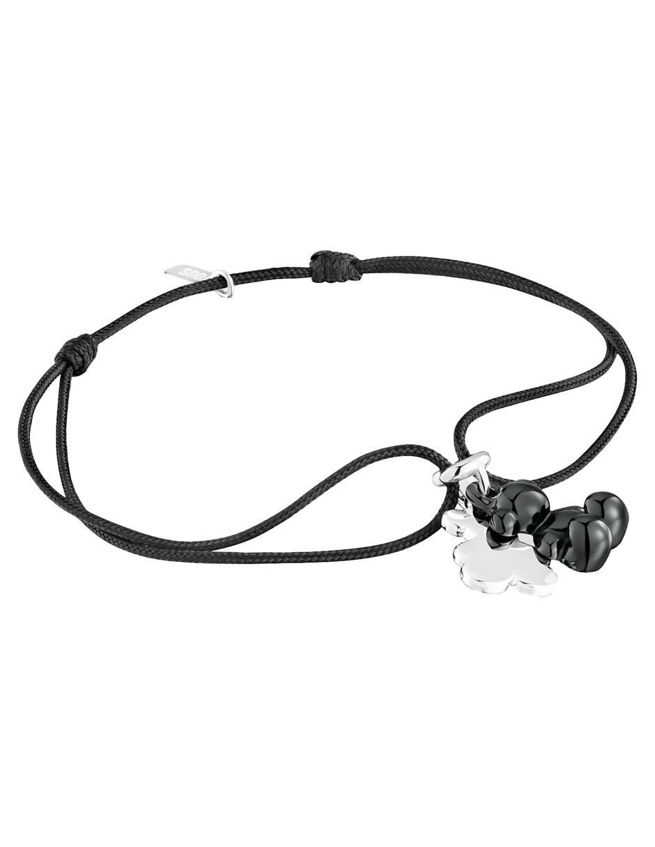 Pulsera de plata con cerámica P 925 Bold Bear acabado brillante 2