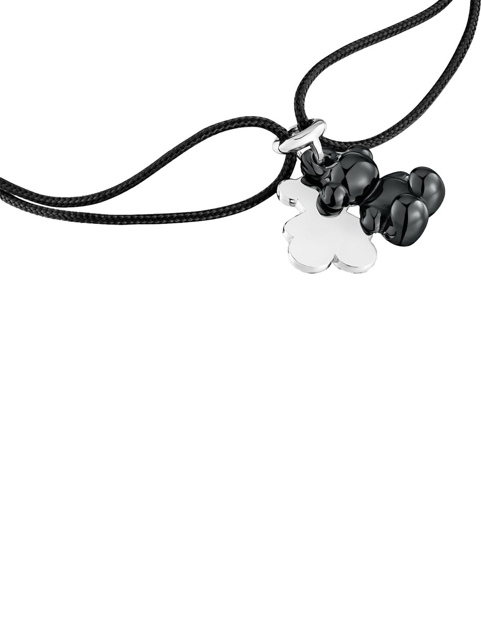 Pulsera de plata con cerámica P 925 Bold Bear acabado brillante 3