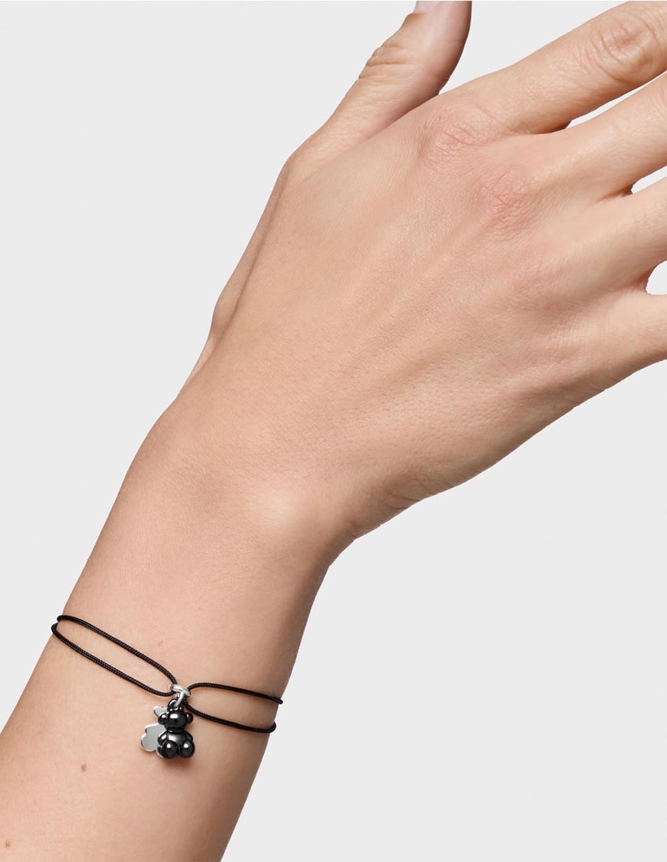 Pulsera de plata con cerámica P 925 Bold Bear acabado brillante 7