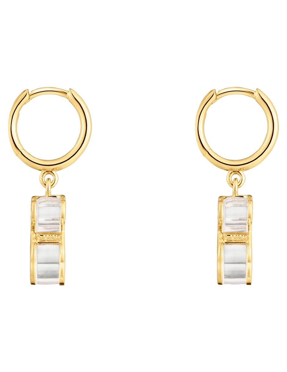 Aretes de aro Galaxy de plata P 925 2