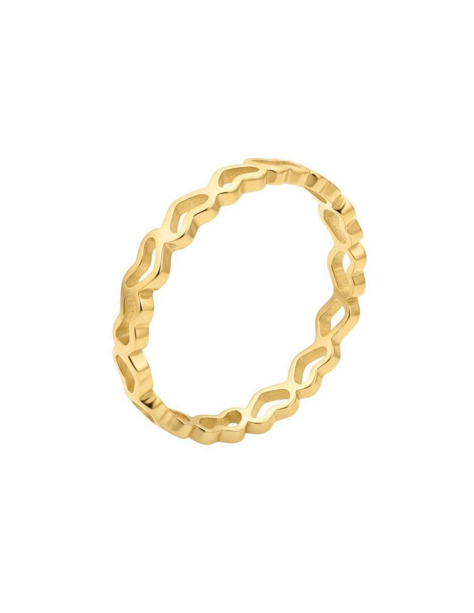 Anillo de corazón 10 k de oro brillante Anillo de corazón 10 k de oro brillante
