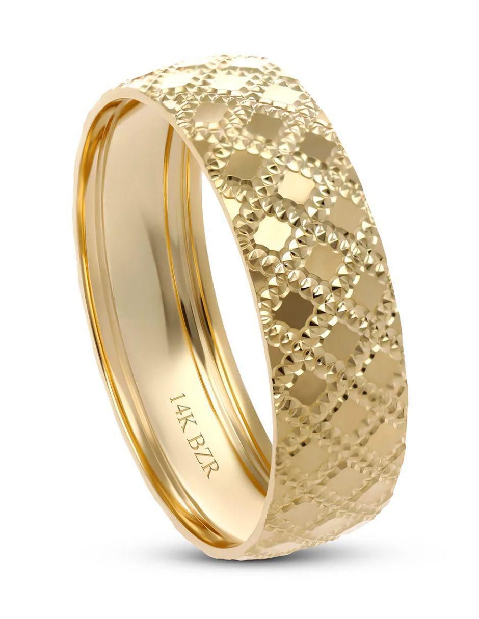 Argolla de oro amarillo 14 k