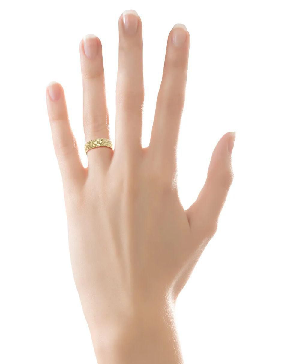 Argolla de oro amarillo 14 k