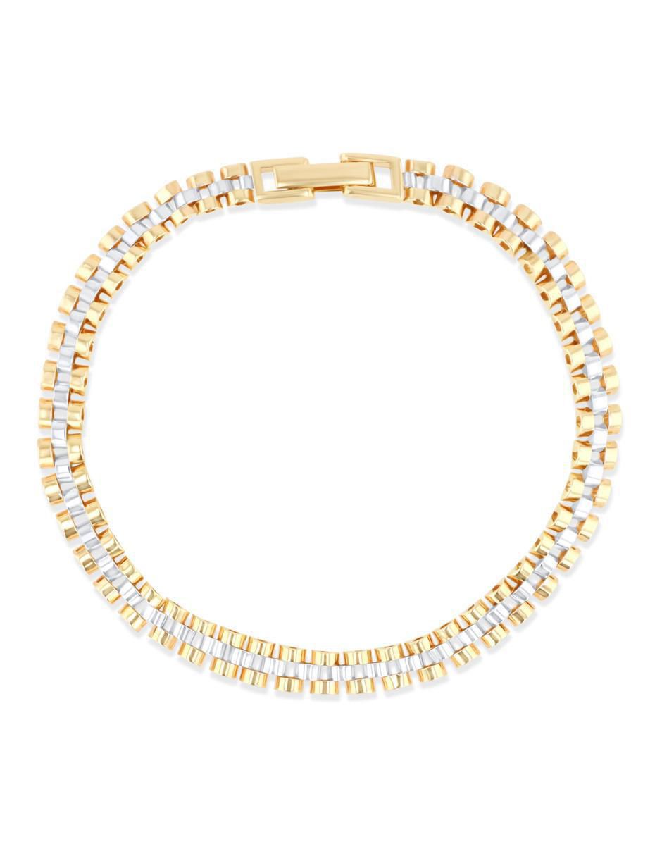 Pulsera de oro amarillo 14 K acabado brillante Pulsera de oro amarillo 14 K acabado brillante
