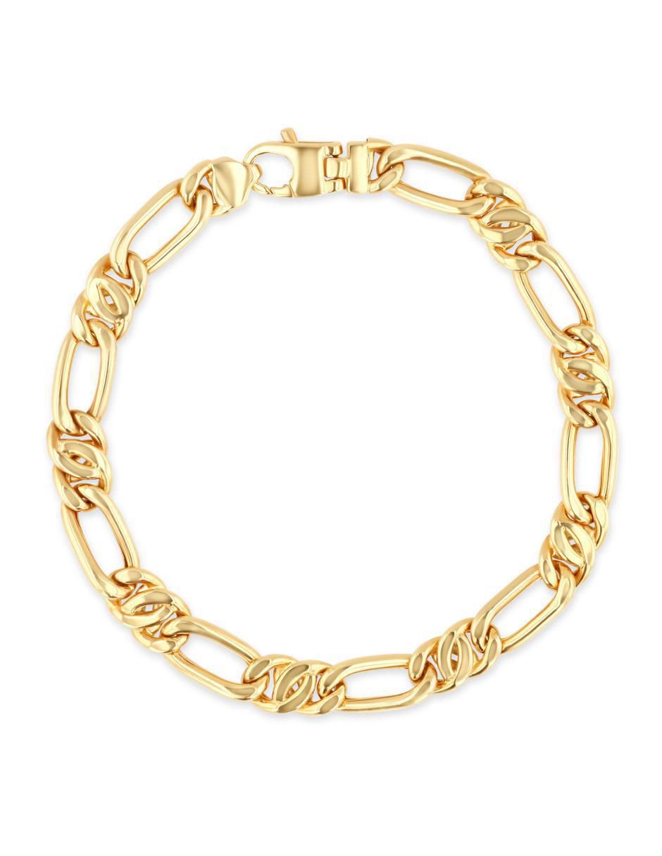 Pulsera de oro amarillo 14 K acabado brillante Pulsera de oro amarillo 14 K acabado brillante