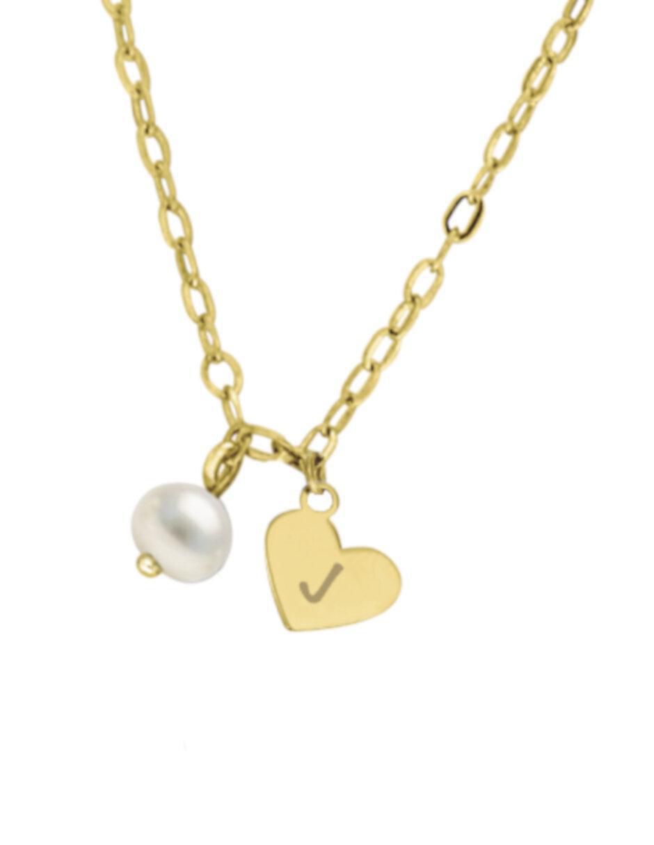 Gargantilla de corazón Ilse de oro 14 K Gargantilla de corazón Ilse de oro 14 K