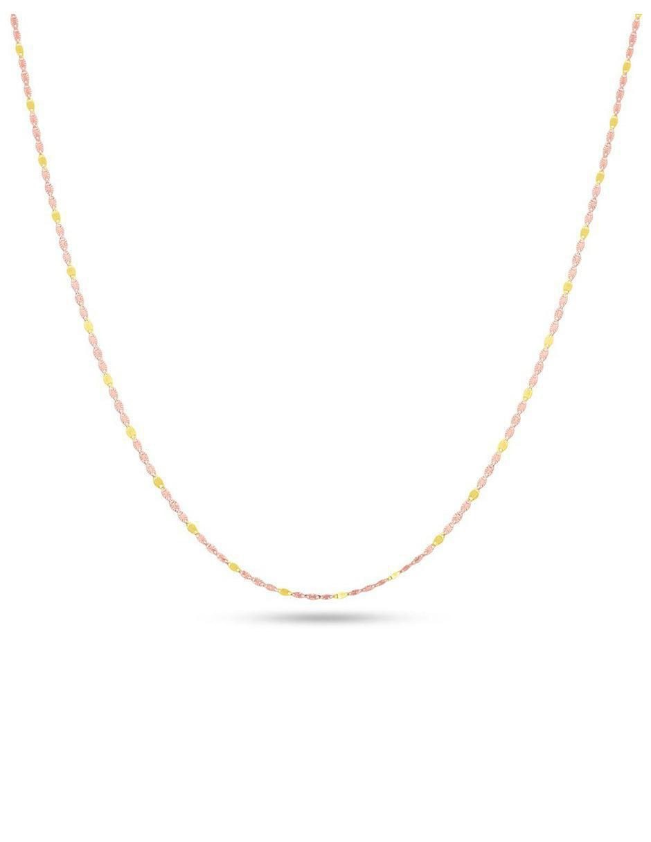 Cadena Joyerias Bizzarro de oro florentino 14 K