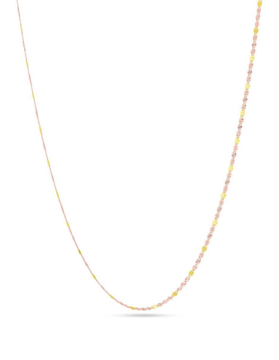 Cadena Joyerias Bizzarro de oro florentino 14 K