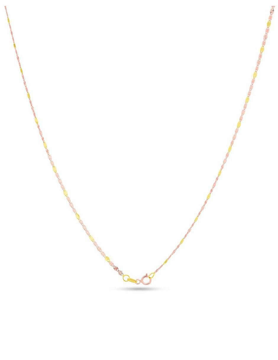 Cadena Joyerias Bizzarro de oro florentino 14 K