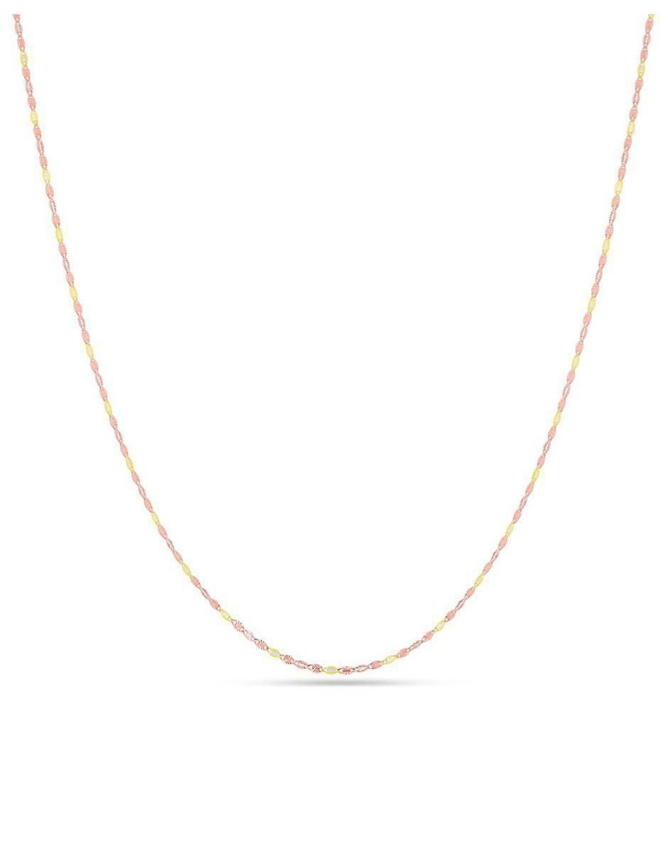 Cadena Joyerias Bizzarro de oro florentino 14 K