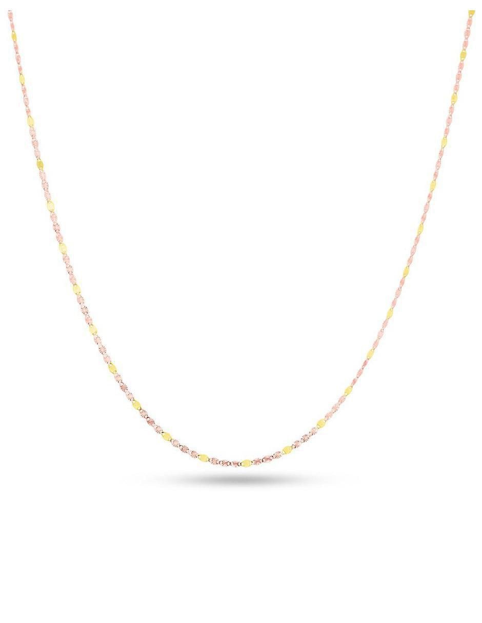 Cadena Joyerias Bizzarro de oro florentino 14 K