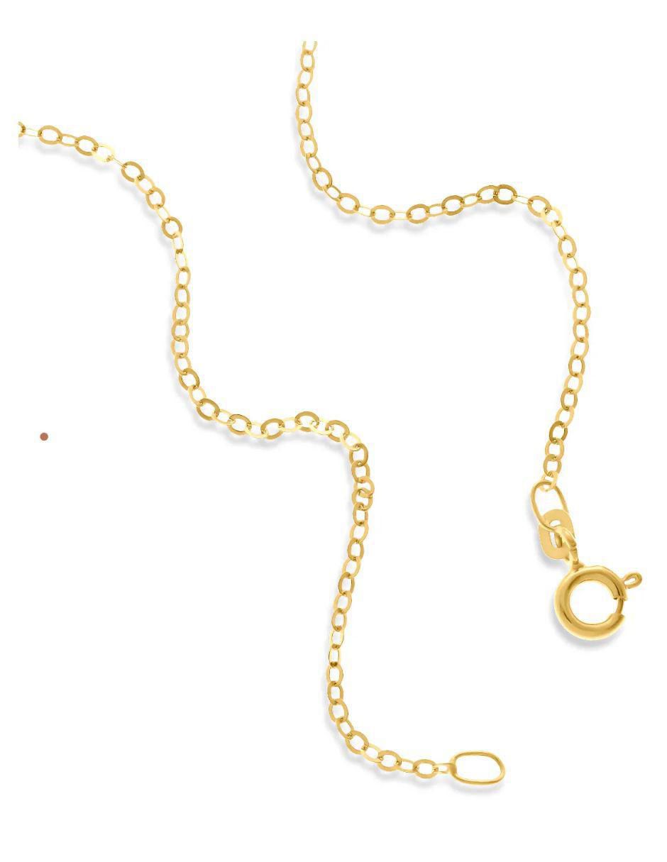 Collar con dije Jesucristo cruz de oro amarillo 14 K 2
