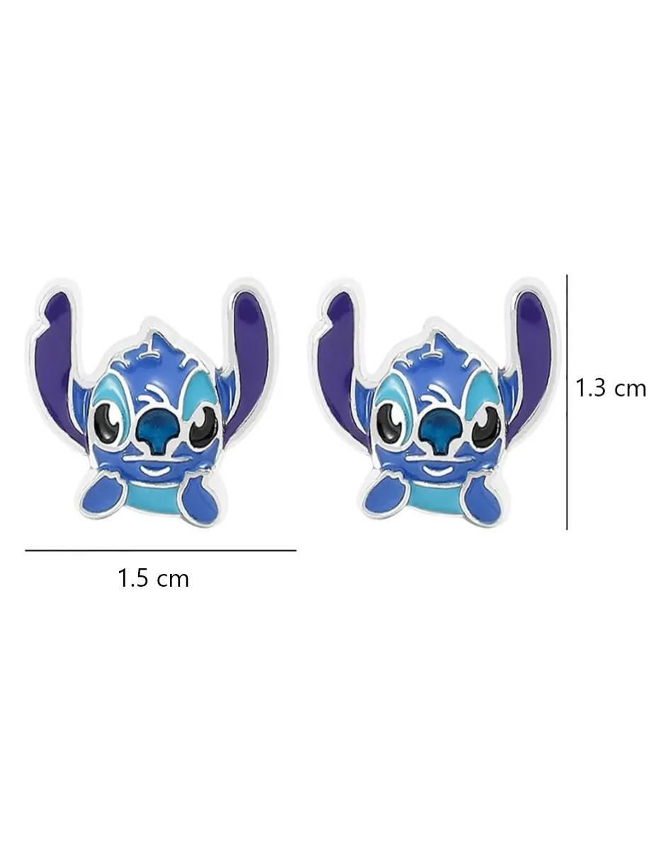 Aretes y pulsera de figura Stitch 5