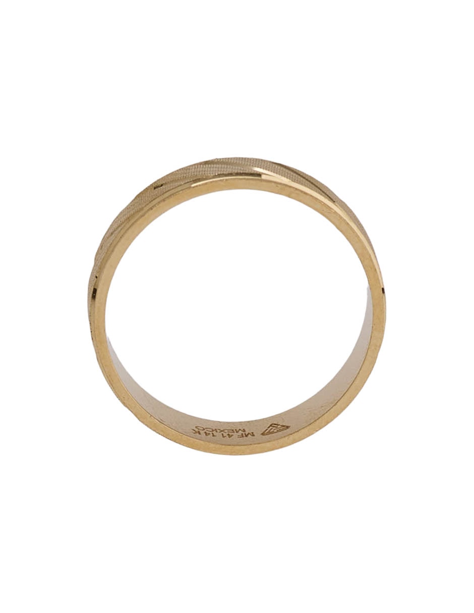Argolla de oro amarillo 14 k 2