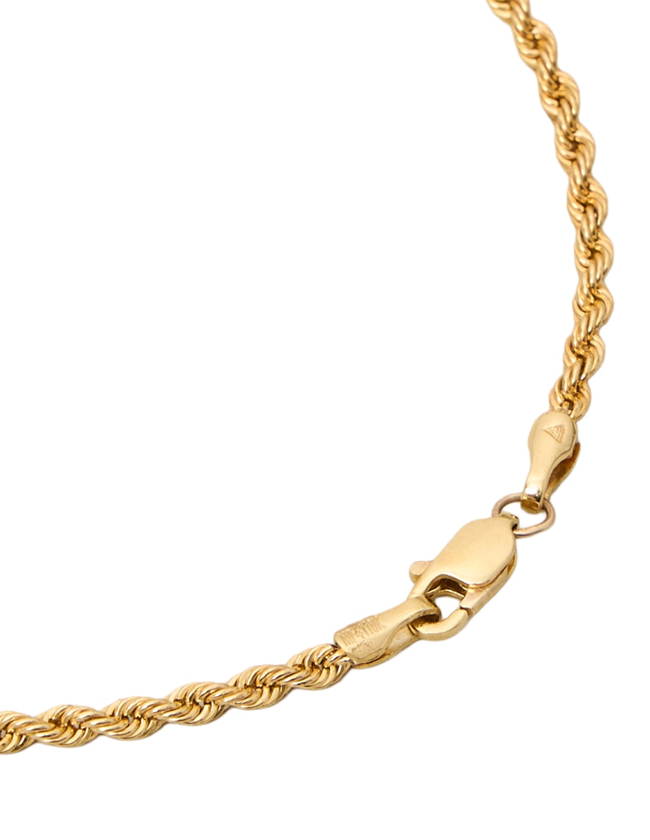 Pulsera de oro 10 k acabado brillante 3
