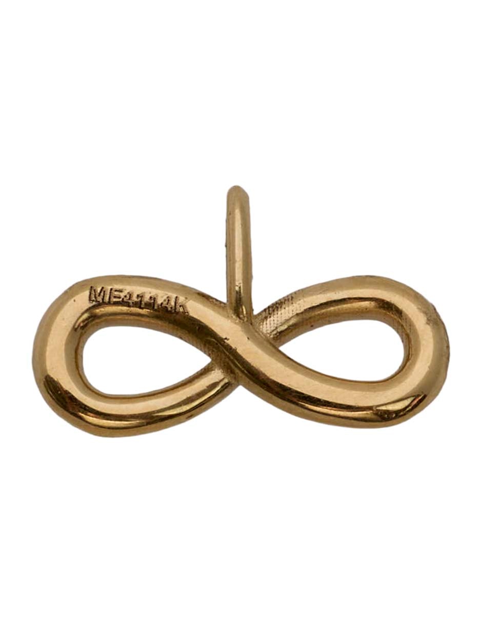 Dije de infinito de oro amarillo 14 k