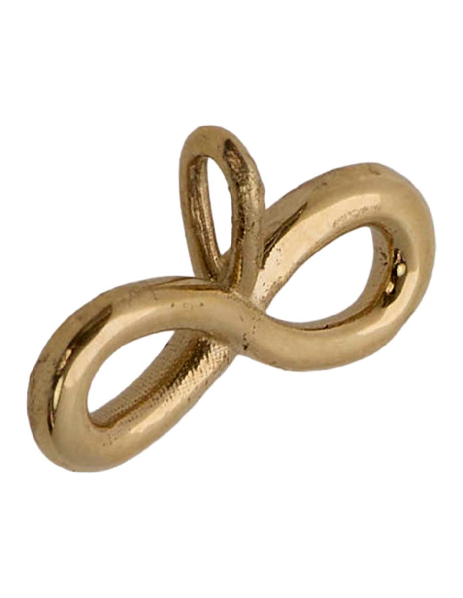 Dije de infinito fonelli de oro amarillo 14 k