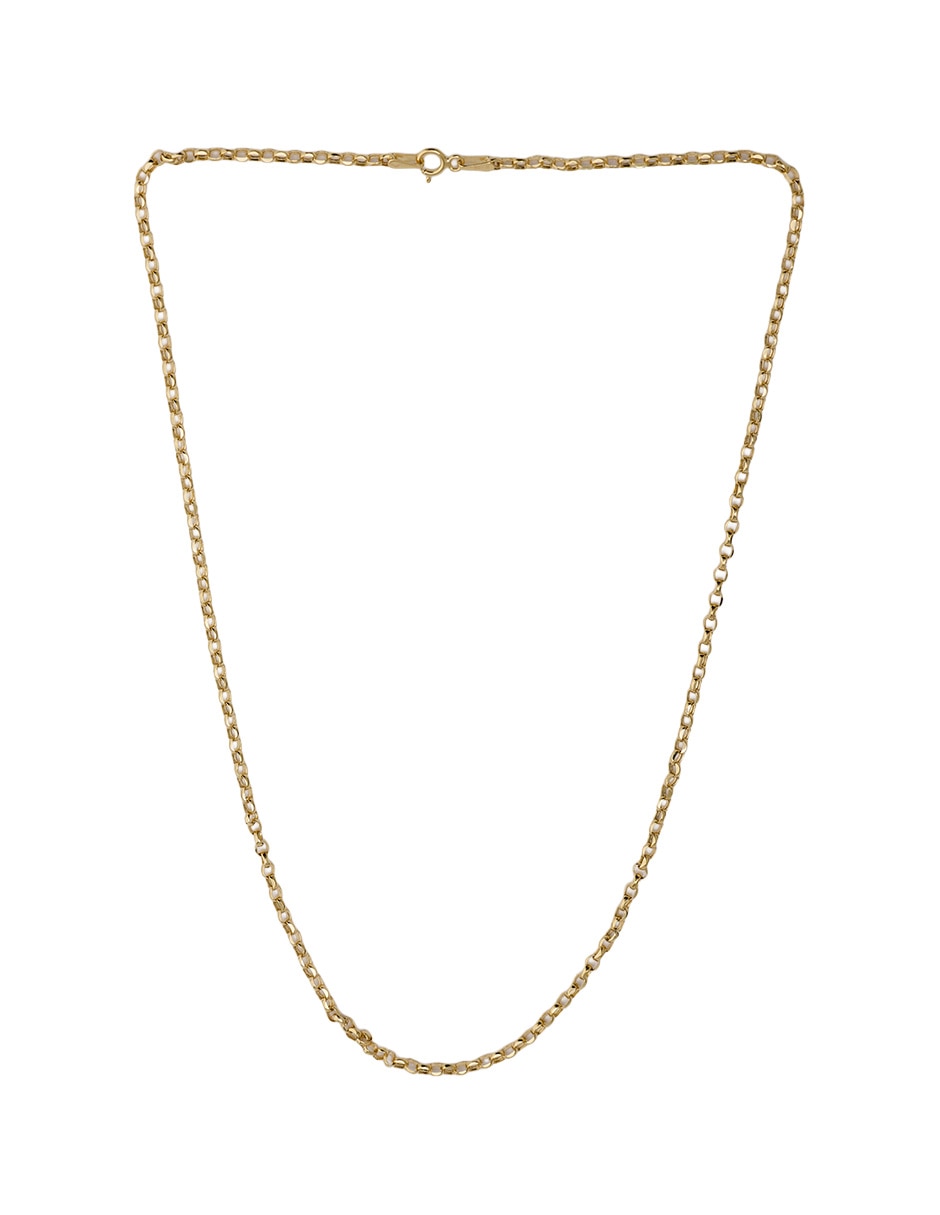 Cadena entrelazada fonelli de oro amarillo 14 k