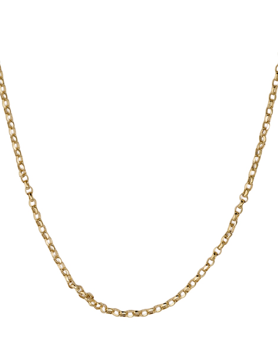 Cadena entrelazada de oro amarillo 14 k