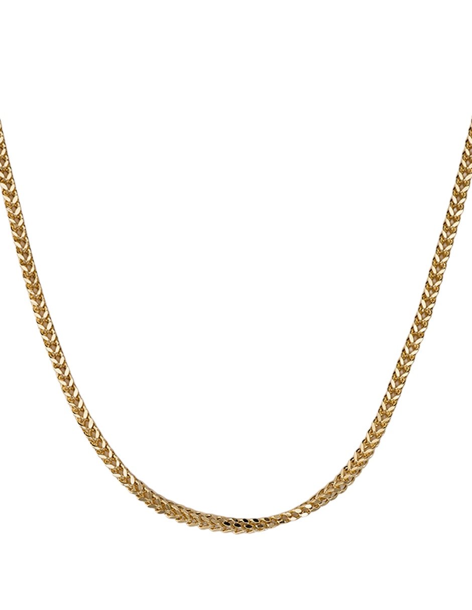 Cadena entrelazada de oro amarillo 14 k
