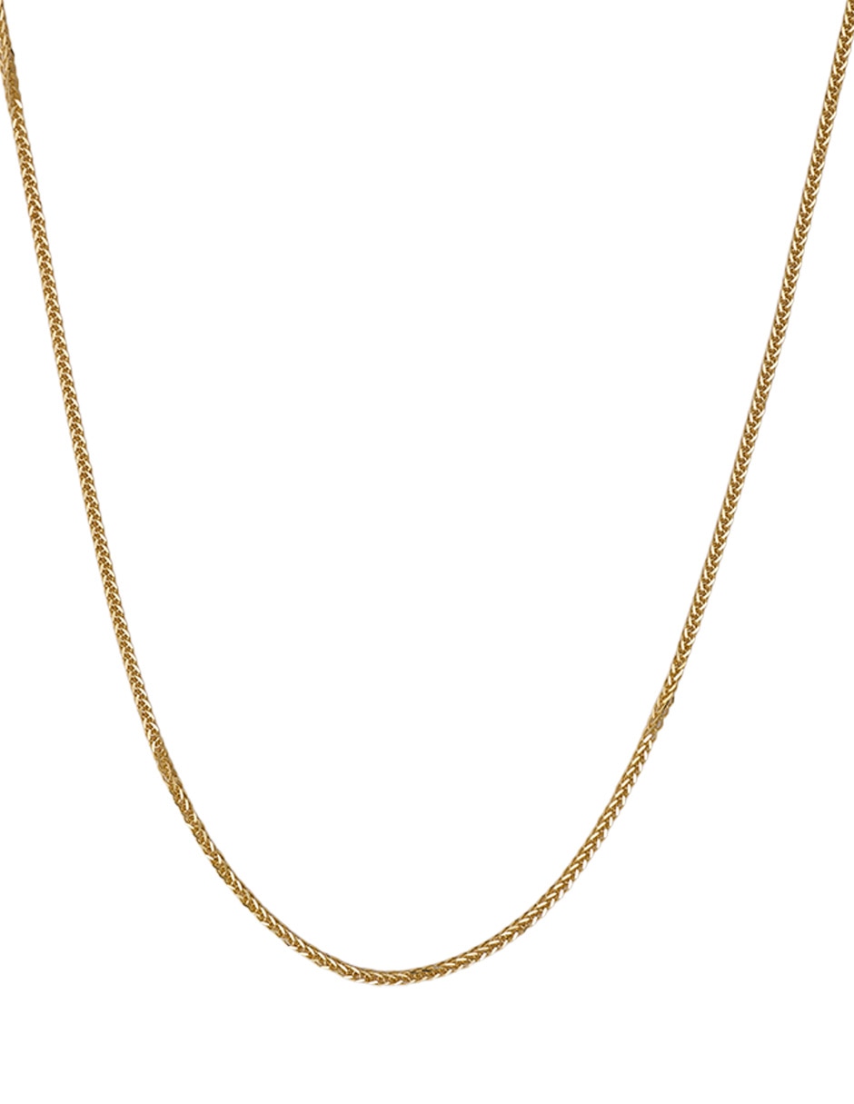 Cadena entrelazada fonelli de oro amarillo 14 k