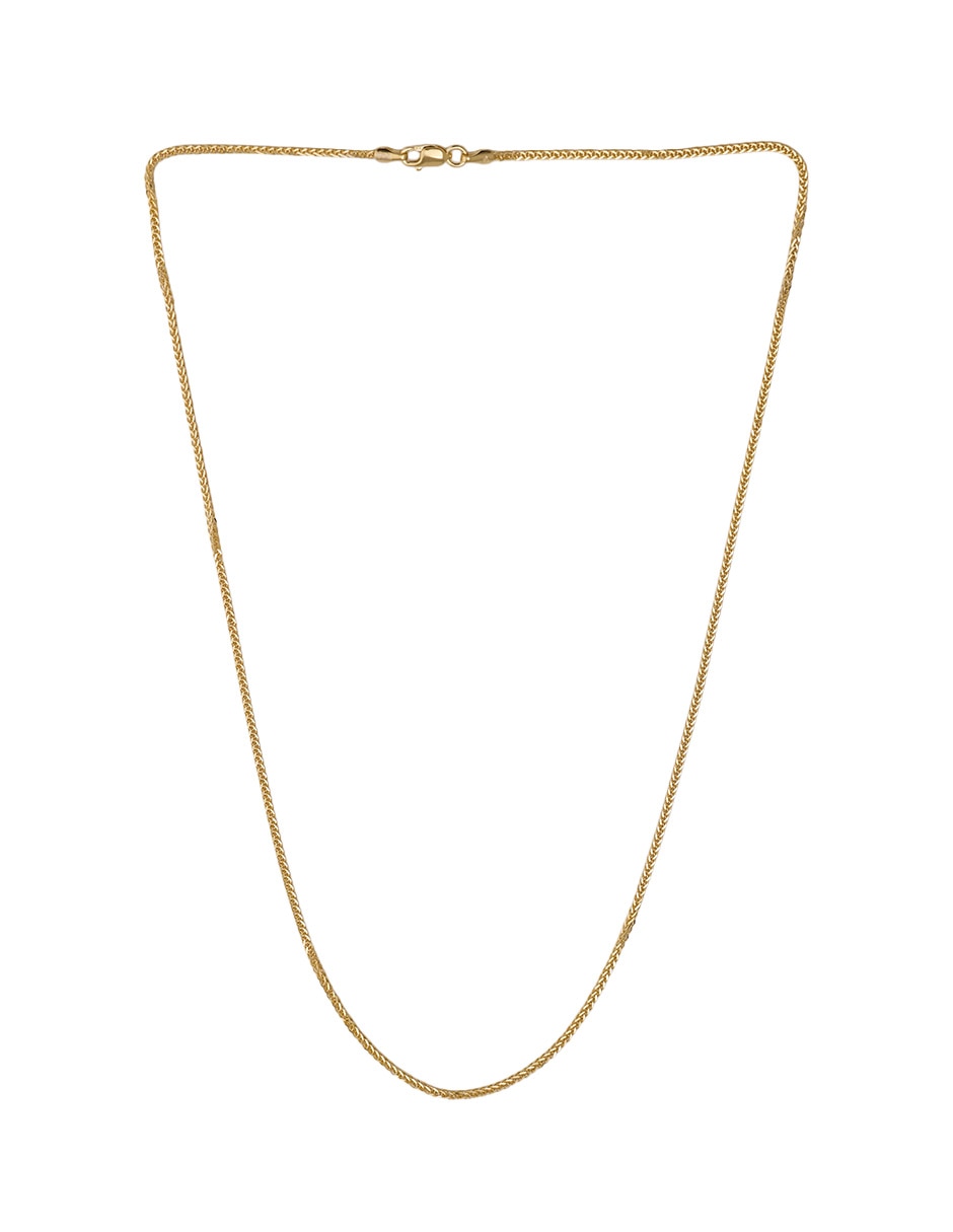 Cadena entrelazada fonelli de oro amarillo 14 k