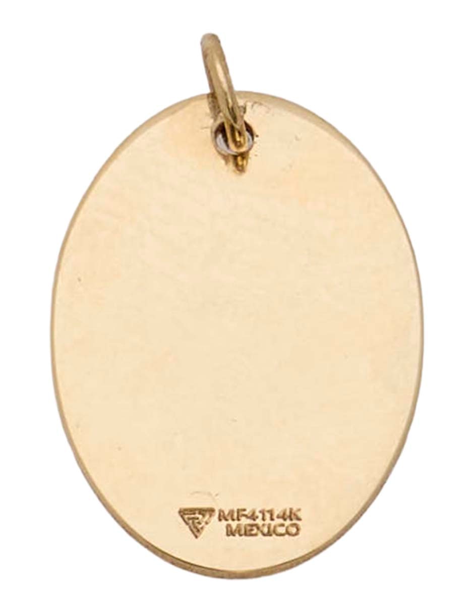 Dije de cristo de oro amarillo 14 k 3