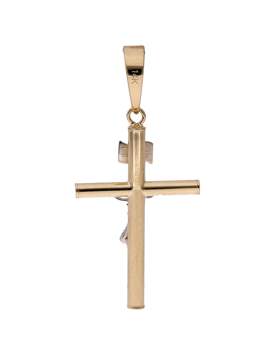 Dije de cruz Fonelli de oro 14 k