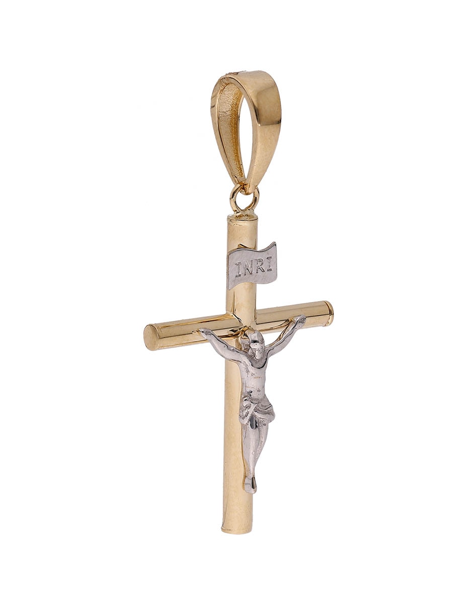 Dije de cruz de oro 14 k