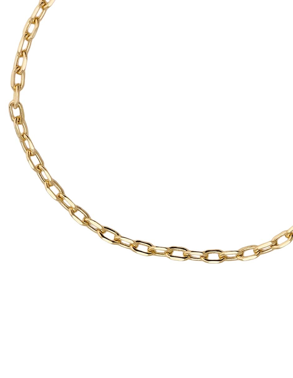 Pulsera fonelli de oro amarillo 14 k con acabado brillante