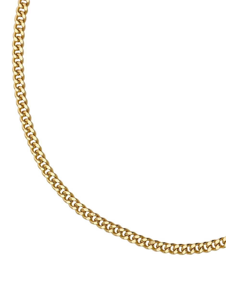 Pulsera de oro amarillo 14 k con acabado brillante 2