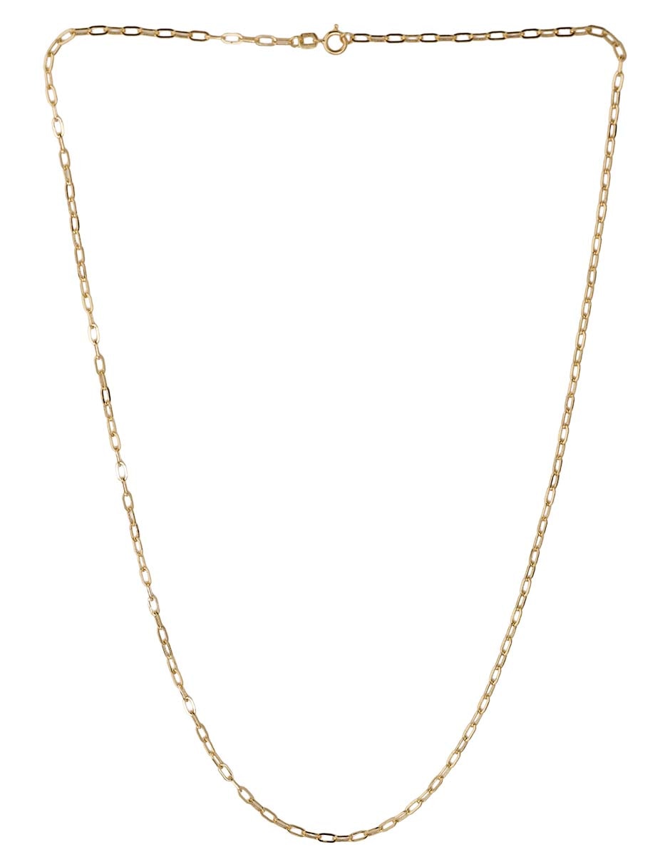 Cadena entrelazada fonelli de oro amarillo 14 k