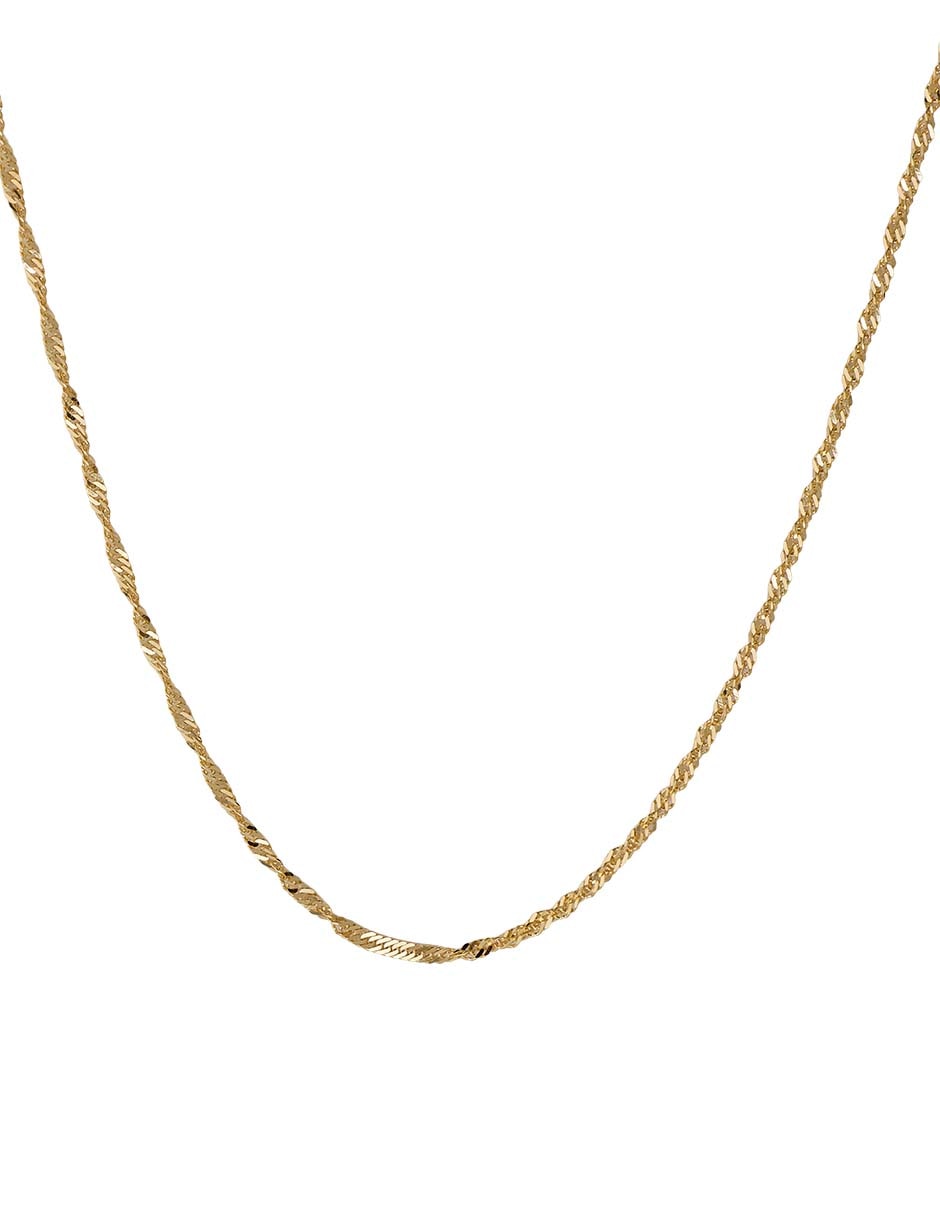 Collar de oro amarillo 14 k
