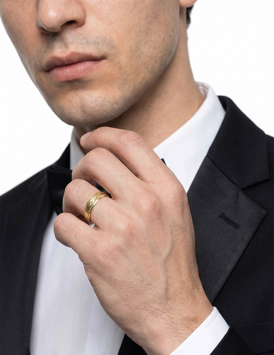 Argolla de oro 14 k 2