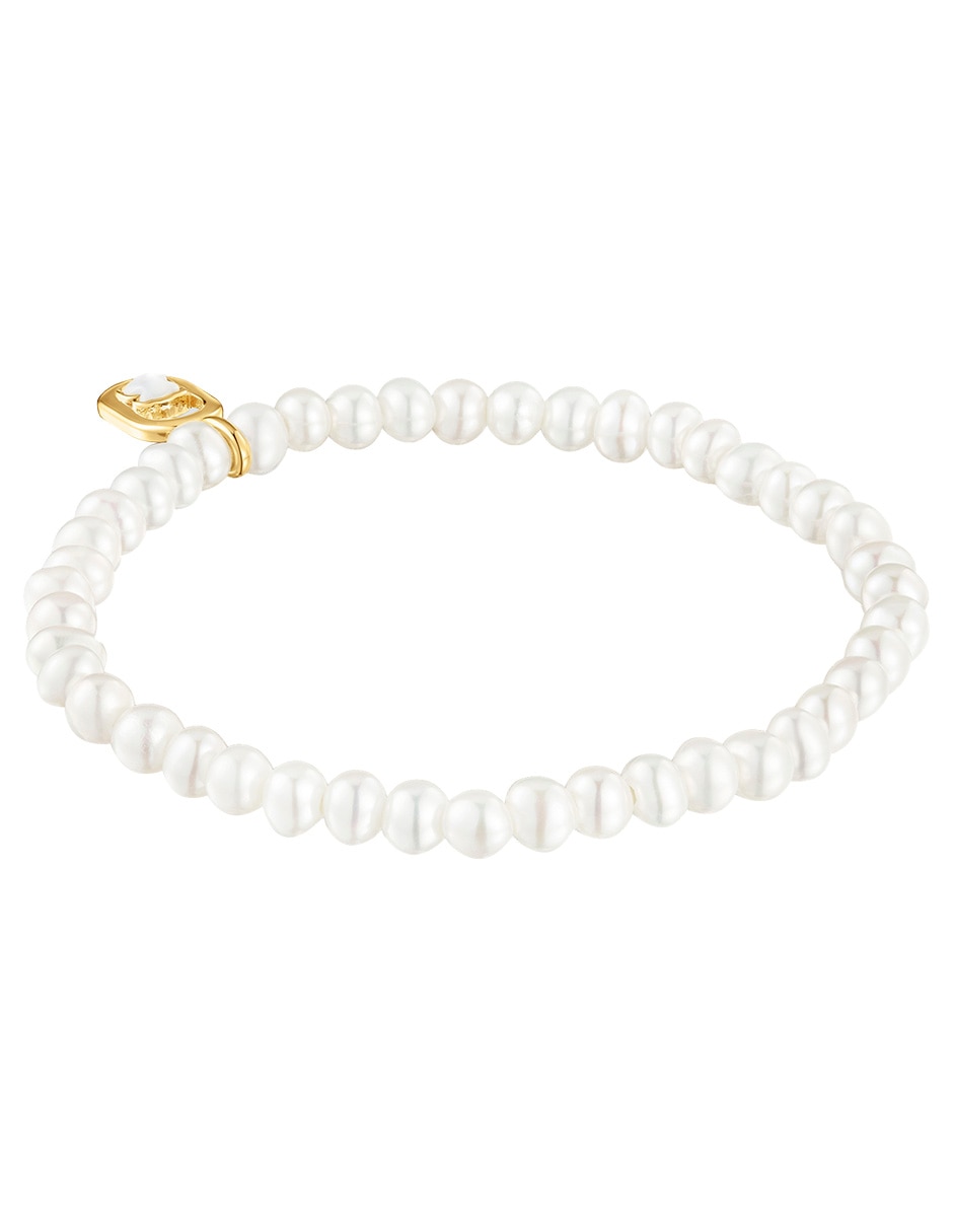 Pulsera con perla cultivada Camille acabado baño de oro P 925 3