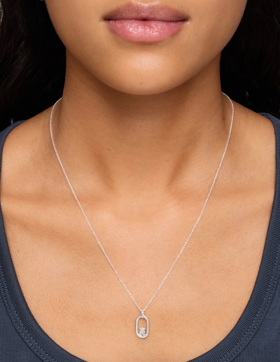 Collar Oso Camille de plata P 925 6