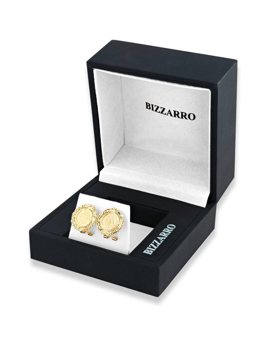 Broqueles redondos de oro amarillo 14 K con acabado brillante 4