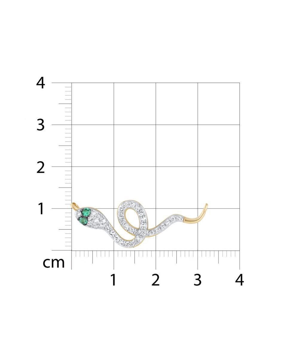 Gargantilla serpiente de oro amarillo 14 K 5
