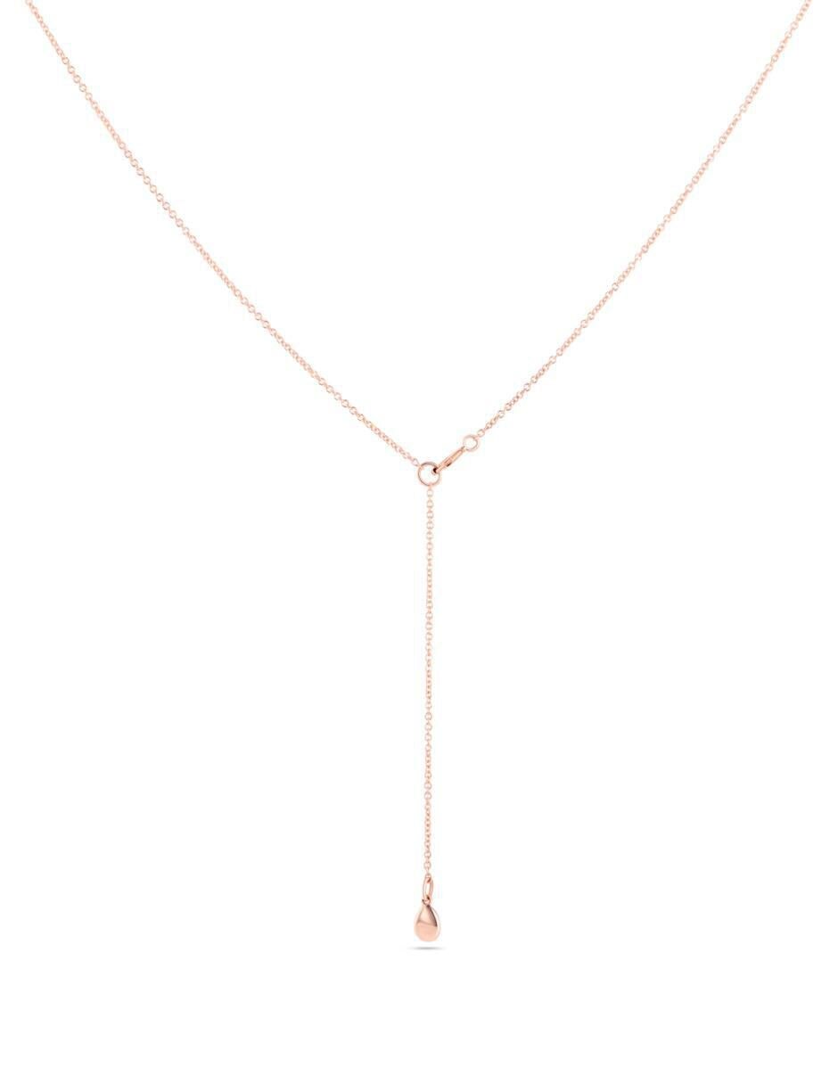 Gargantilla serpiente de oro rosa 14 K 2
