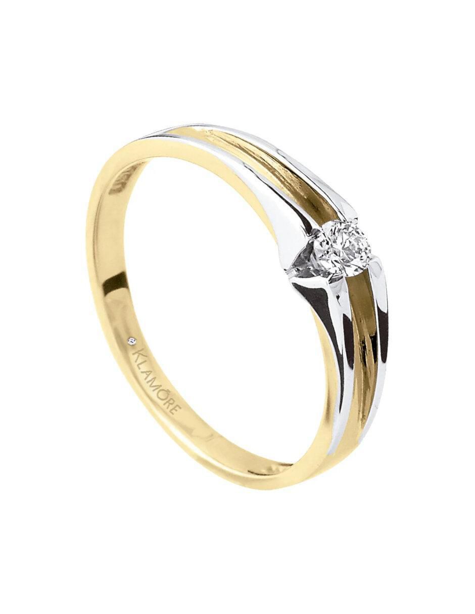 Anillo de compromiso 14 k Fusione diamante 2
