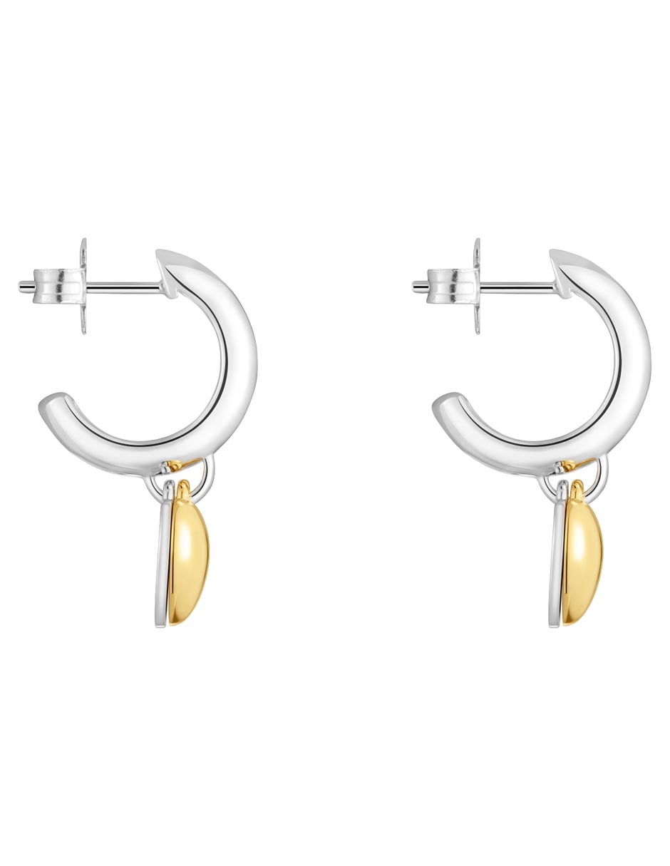 Aretes de aro Flechazo de plata P 925 3