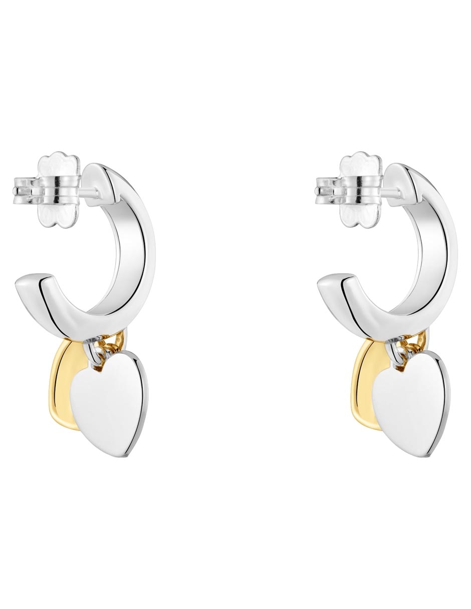 Aretes de aro Flechazo de plata P 925 4